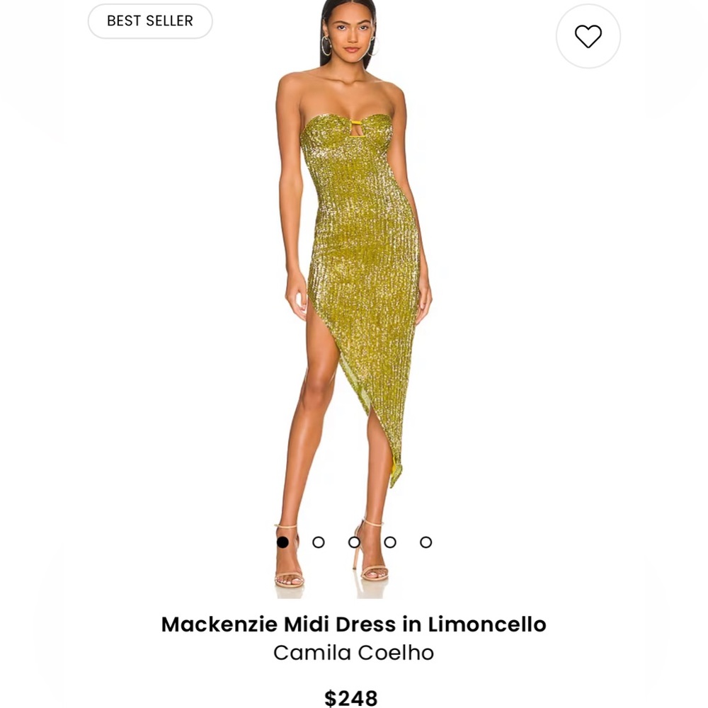 Mackenzie MIDI Dress in Limoncello